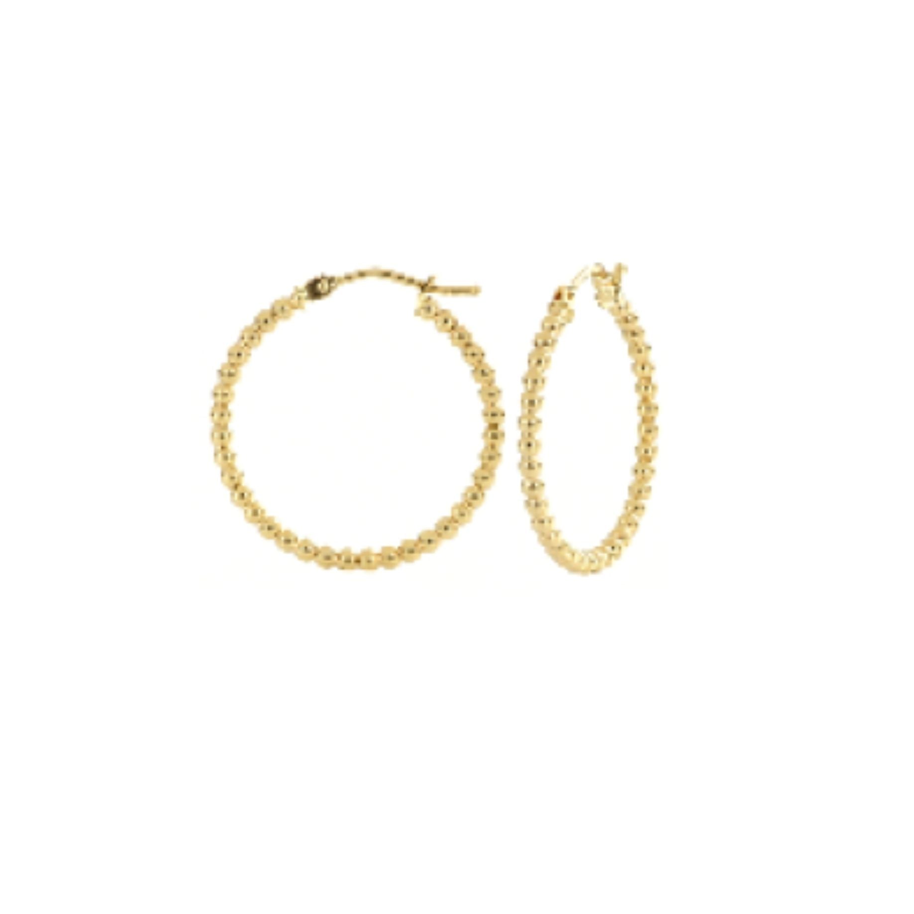 Gold on sale bead earrings