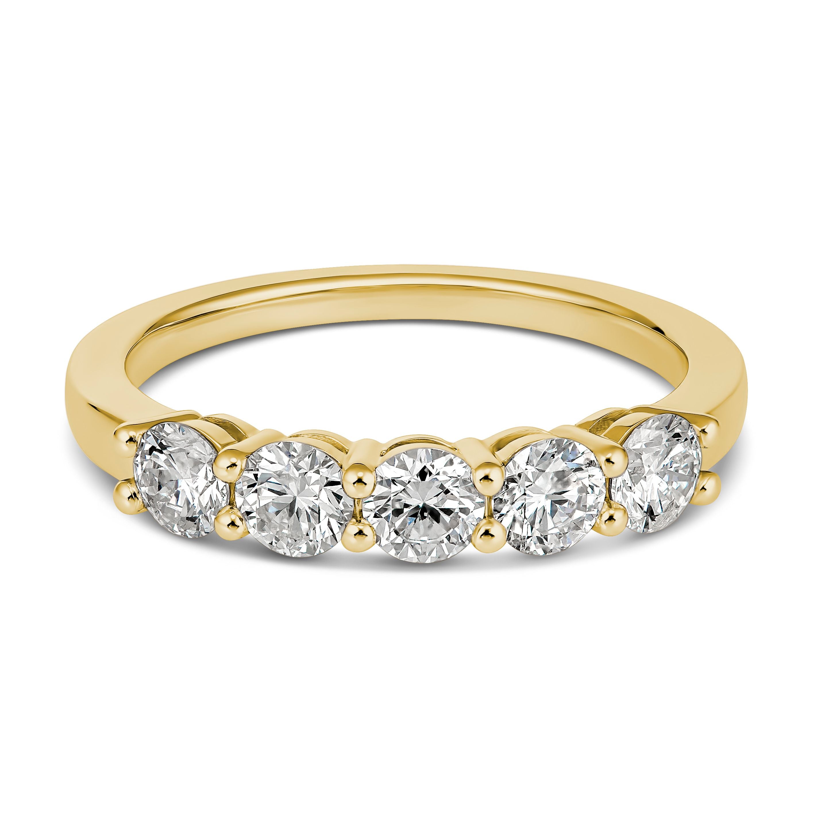 Lab Grown Diamond five stone band