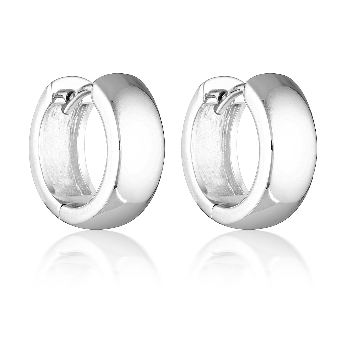 EL&RO Sofia Hoops Silver